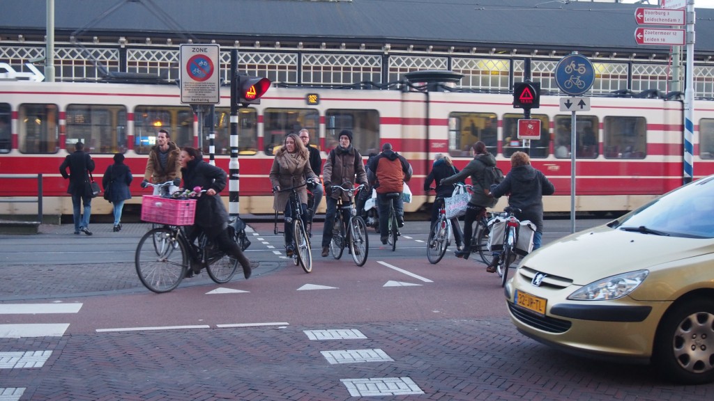 オランダの自転車渋滞