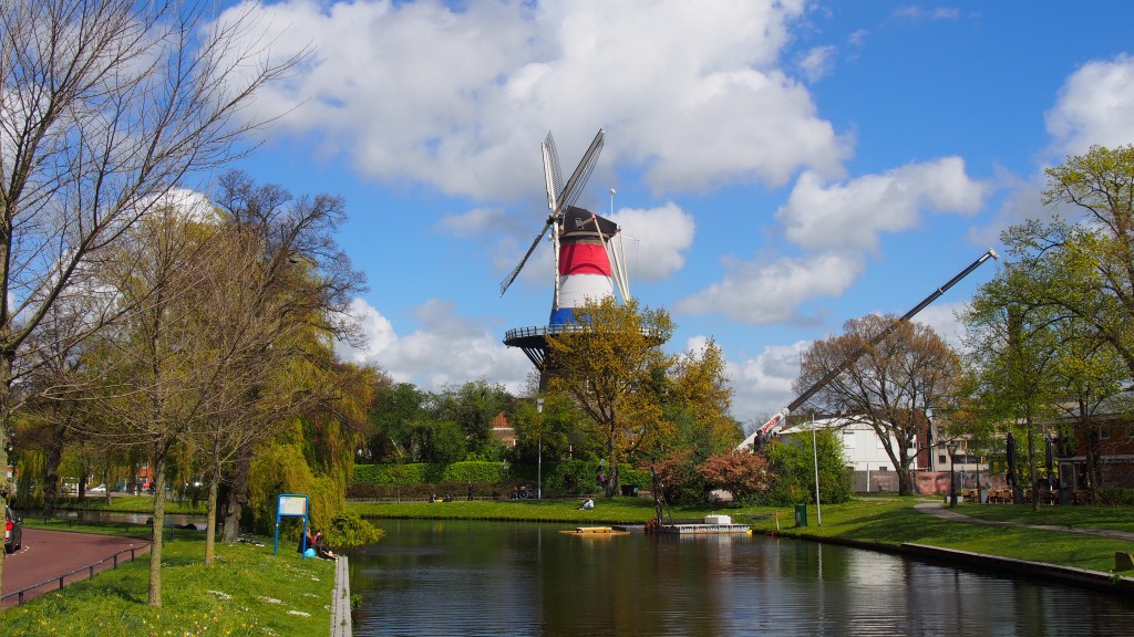 オランダ・ライデンの風車